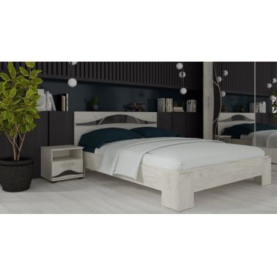 Set pat Laguna + 2 noptiere Stejar K001