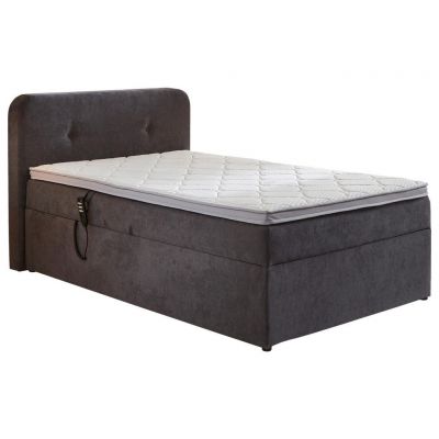Boxspring, 120/200 cm, gri