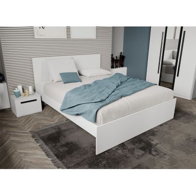 Pat Alb 180x200 Fara sertare