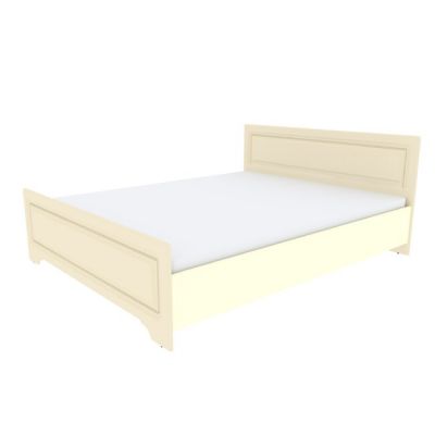 Pat Boston, design modern, MDF frezat, 160x200 cm, ivory