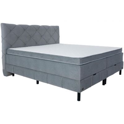 Pat Boxspring, 180/200 cm, gri