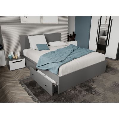 Pat Gri 140x200 1 Set ( 2 sertare )