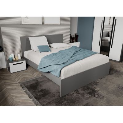 Pat Gri 180x200 Fara sertare