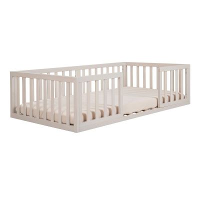 Pat pentru copii gri deschis cu somieră 70x140 cm – Roba Pat pentru copii gri deschis cu somieră 70x140 cm – Roba