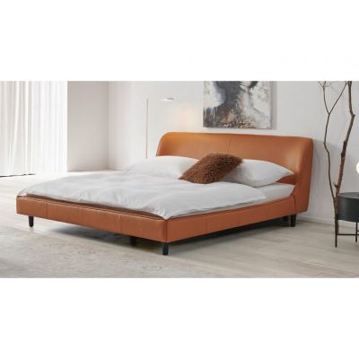 PAT TAPIȚAT, 180/200 cm, maro