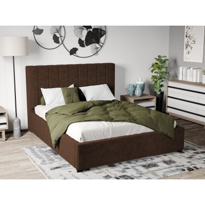 Pat Tapitat cu Somiera Rabatabila Maro - Poso 06 180x200