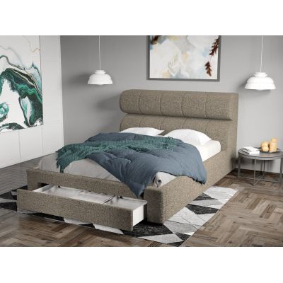 Pat Tapitat Galardo cu sertar Bej - Coral 50 160x200