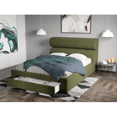 Pat Tapitat Galardo cu sertar Verde - Coral 25 160x200