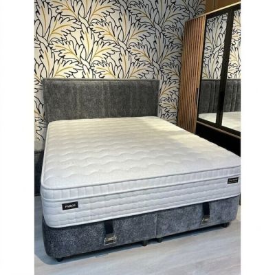 Set pat+ saltea Gratis Paros Symphony Antrasit 160x200 Gri