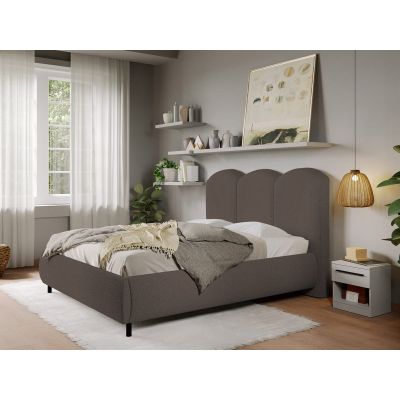 Pat Tapitat cu somiera fixa - Blanita Maro - Nero 180x200