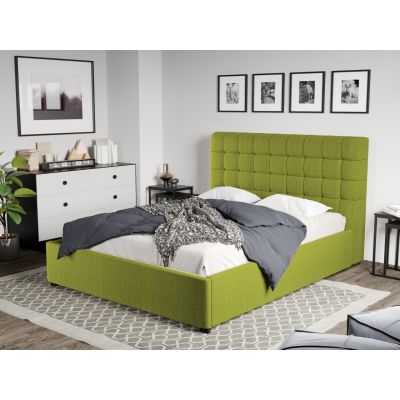 Pat Tapitat Rivo cu somiera fixa Verde - Falcone 22 180x200