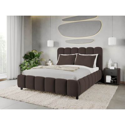 Pat Tapitat Bari cu somiera fixa Maro - Velluto 6 180x200