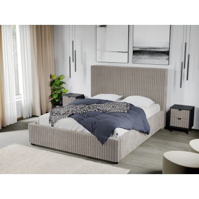 Pat Tapitat Reno cu somiera fixa Gri - Tilia 11 160x200