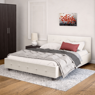 Pat dublu Roi PU cu spatiu de depozitare 160x200