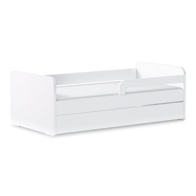 Pat pentru copii alb cu saltea/cu somieră 80x160 cm Duuli – ELTAP