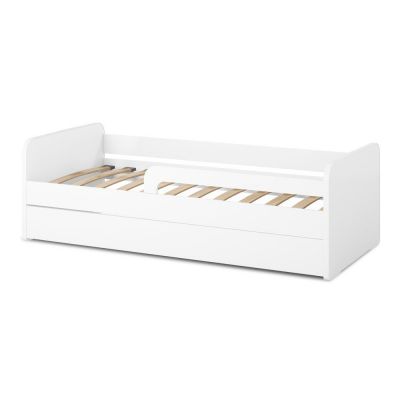 Pat pentru copii alb cu somieră 80x160 cm Duuli – ELTAP