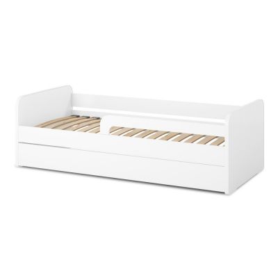 Pat pentru copii alb cu somieră 80x200 cm Duuli – ELTAP