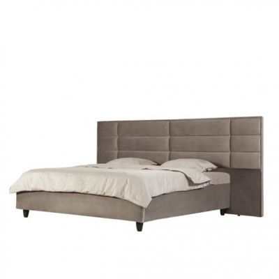 Pat Tapitat Hannah, Dimensiune Saltea 180 x 200 Cm, Riviera 16, Cu Somiera Rabatabila