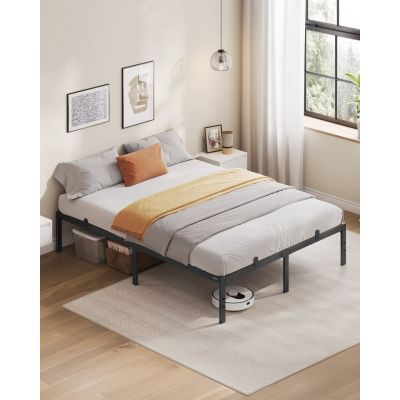 Cadru de pat Vasagle Negru 190x140x35.6 cm