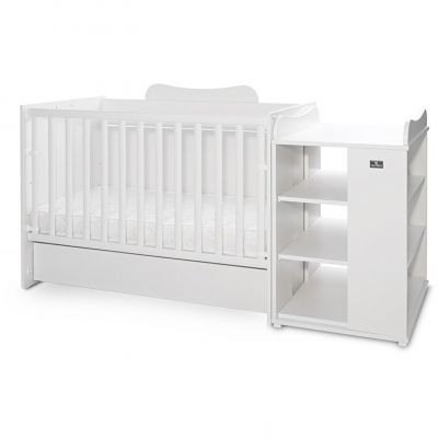 Pat Copii Modular Multifunctional 5 Confirgurari Diferite 190 X 72Cm Multi White