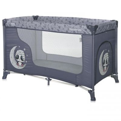 Pat Copii Pliabil Moonlight 1 Nivel Cool Grey Pandas