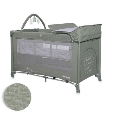 Pat Copii Pliabil Noemi Plus 2 Nivele Cu Accesorii Iceberg Green Star