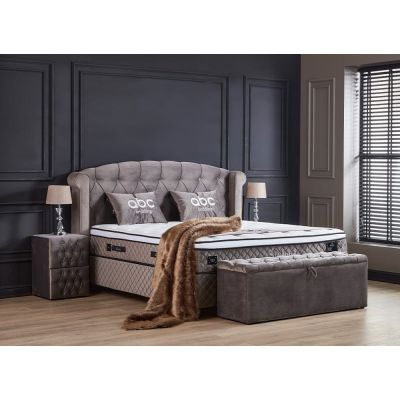 Pat cu lada depozitare Hadise, 180x200 cm