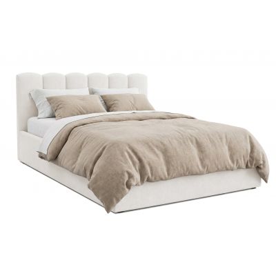 Pat Tapițat PRINCESS, cu somieră rabatabilă și ladă de depozitare