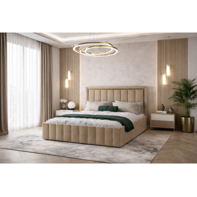 Pat tapitat Atena 140x200 cm, Bej