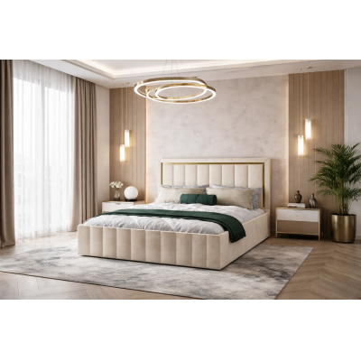 Pat tapitat Atena 140x200 cm, Bej