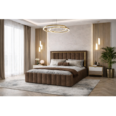 Pat tapitat Atena 160x200 cm, Maro