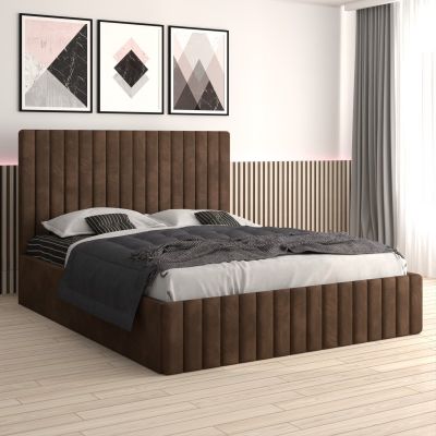 Pat tapitat Cairo 160x200 cm, Maro