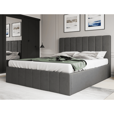 Pat tapitat Prado 180x200 cm, Gri