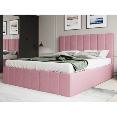 Pat tapitat Prado 180x200 cm, Roz