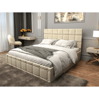 Pat tapitat Royal 140x200 cm, Bej