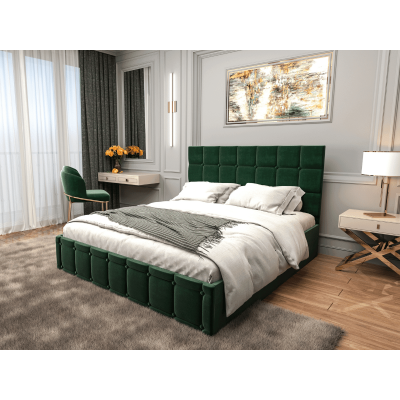 Pat tapitat Royal 180x200 cm, Verde