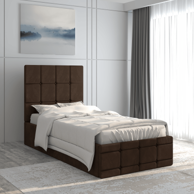 Pat tapitat Royal, 90x200 cm, Maro