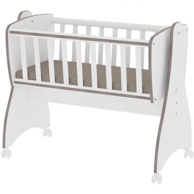 Patut Balansoar First Dreams Transformabil 0 Luni+ Alb/Maro