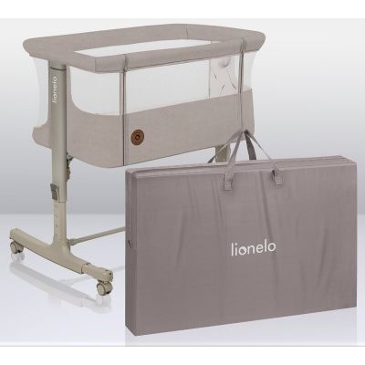 Patut Co-Sleeper Aurora 3 In 1  Leganare Setare Unghiulara Reglabil Include Saltea Bej