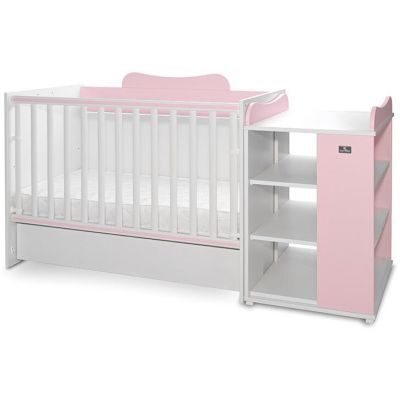 Patut Modular Multifunctional 5 Confirgurari Diferite 190 X 72Cm Multi White Orchid Pink