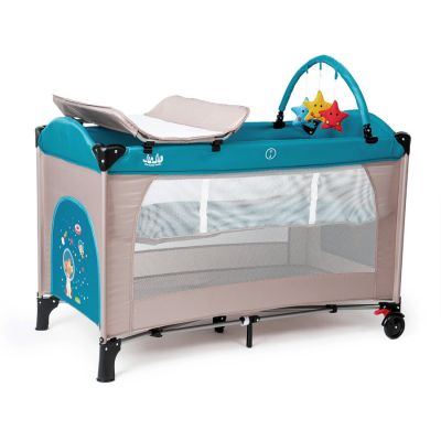 Patut Pliant 2 Niveluri Sleepy Baby Space Doggy