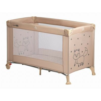Patut pliant, FreeON, Nap, Cu un nivel, 120x60 cm, Beige