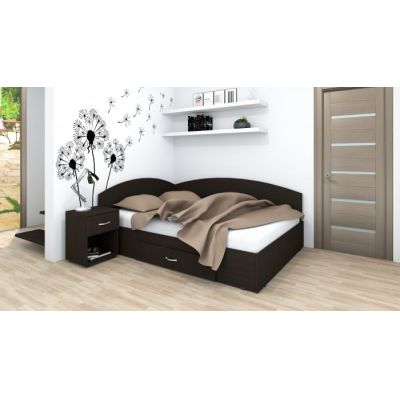 Set Pat Colt 140 + 1 Noptiera Wenge