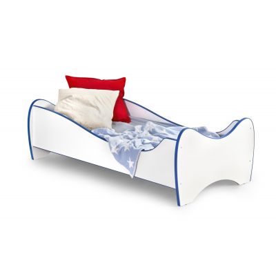 Pat pentru copii Duo White / Blue, 140 x 70 cm Pat pentru copii Duo White / Blue, 140 x 70 cm