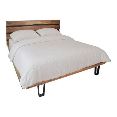 Cadru de pat, Imena, Natural, 180x215x96 cm