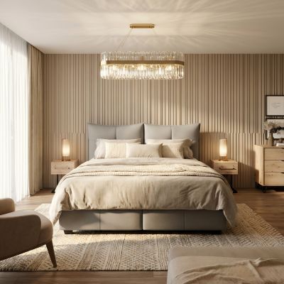 Pat CADIS 180x200, stofa catifelata turcoaz inchis - Riviera 87, cu suport pentru saltea - Default Title