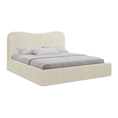 Pat matrimonial bej tapiÈu009Bat cu spaÈu009Biu de depozitare cu somierÄ160x200 cm Kahai âu0080Makamii