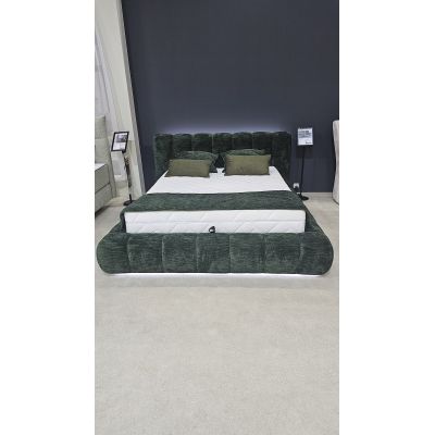 PAT MATRIMONIAL GEMMA 160x200cm  rabatabil cu spatiu de depozitare, saltea inclusa