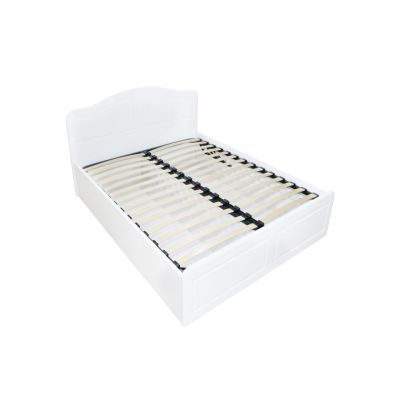 Pat matrimonial SARA 140x200 cu lada depozitare si somiera rabatabila