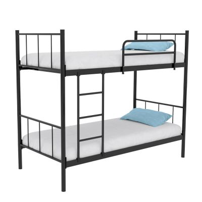 Pat supraetajat cu cadru metalic, 90x200- DuoFlex